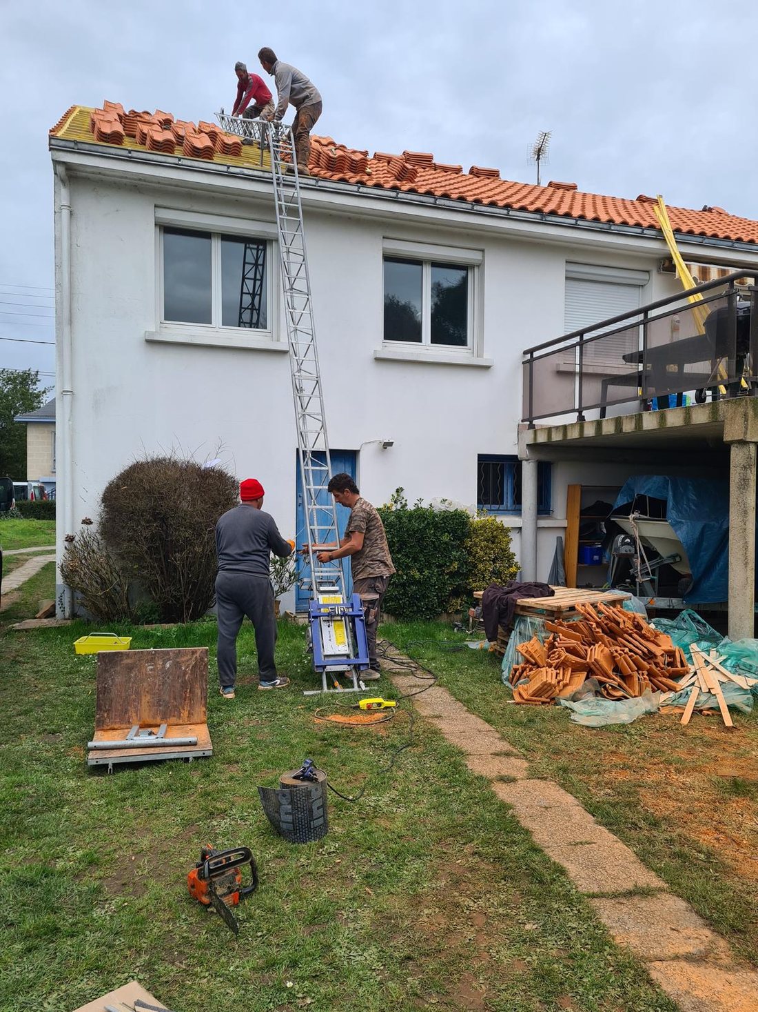 Chantier de rénovation complète