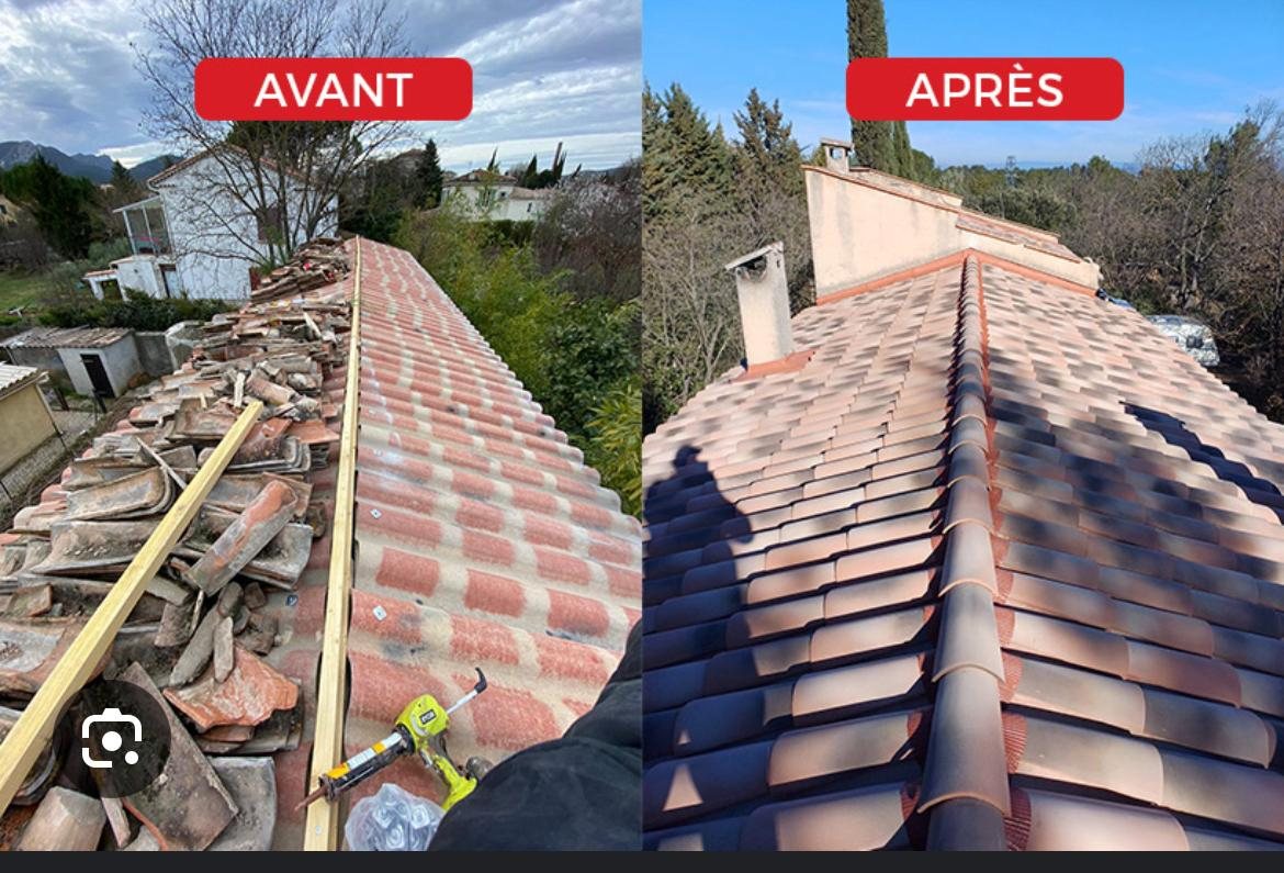 Toiture avant intervention